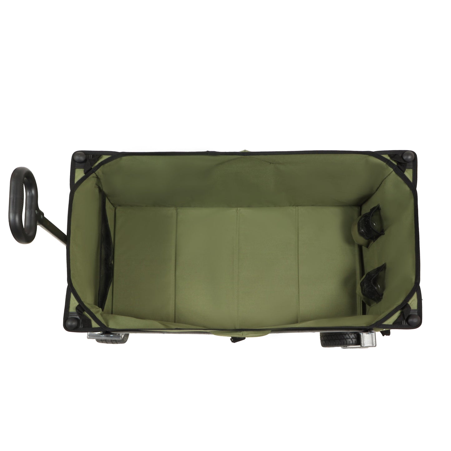 Utility Park Garden Cart Tool Customized Color Folding Camping Trolley Outdoor Picnic Beach Wagon, Green