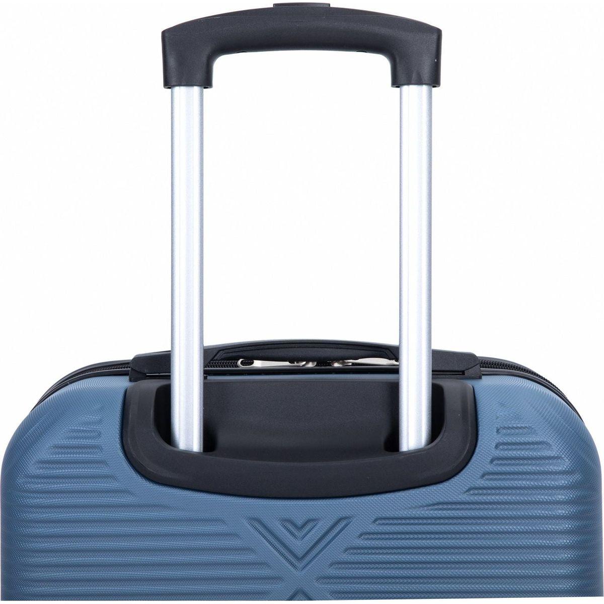 2Piece Luggage Sets ABS Lightweight Suitcase, Spinner Wheels, (20/14) BLUE