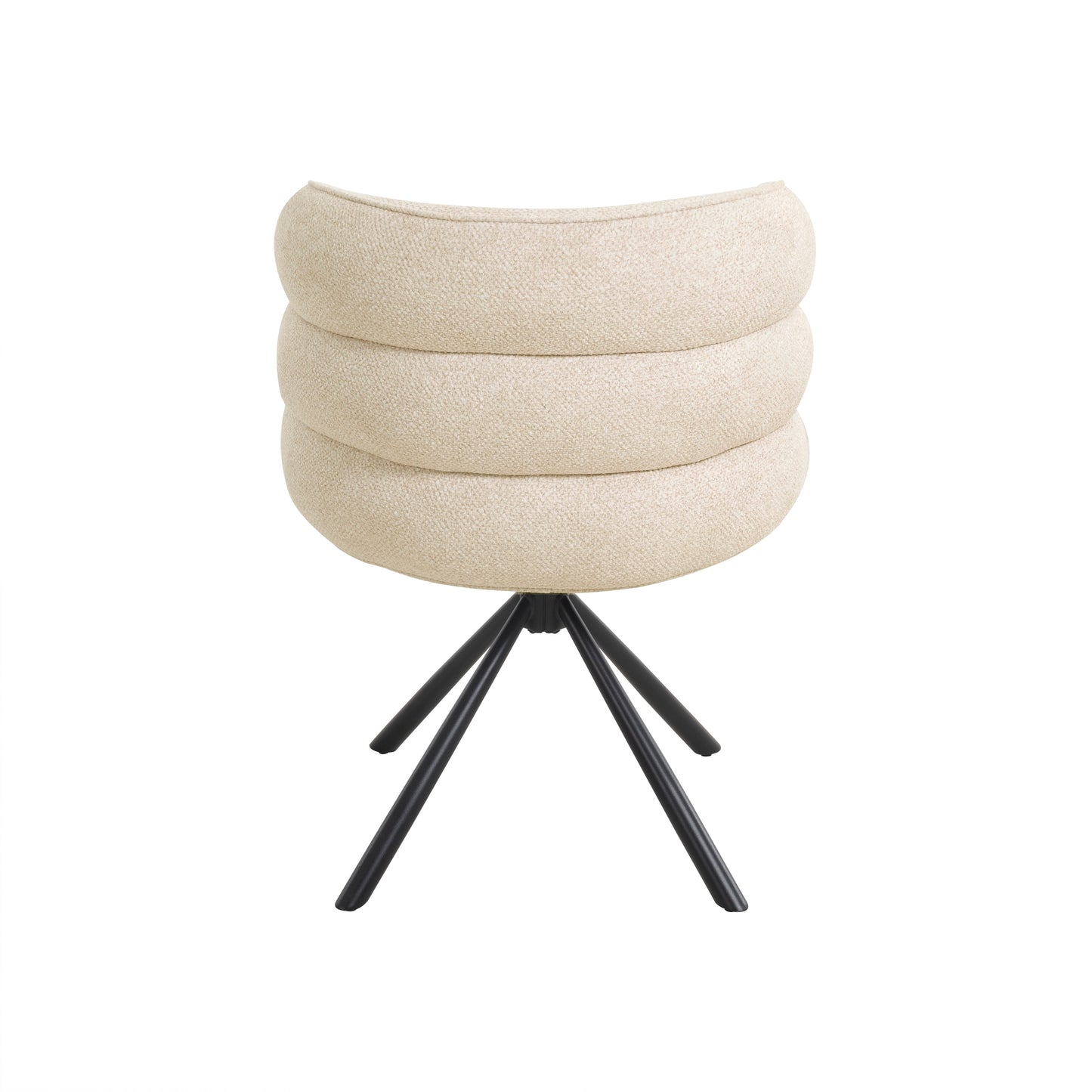 270° Swivel Home Office Desk Chairs Set of 2,Modern Dining Chairs, Upholstered Bedroom Chairs with Metal Base,Makeup Chair for Vanity, for Living Room, Bedroom,Study Room,Dining Room(Beige)