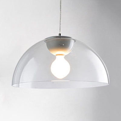 Astrid's Nordic Dome Pendant Light (Red/Black/White)