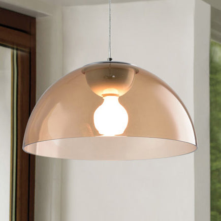 Astrid's Nordic Dome Pendant Light (Red/Black/White)