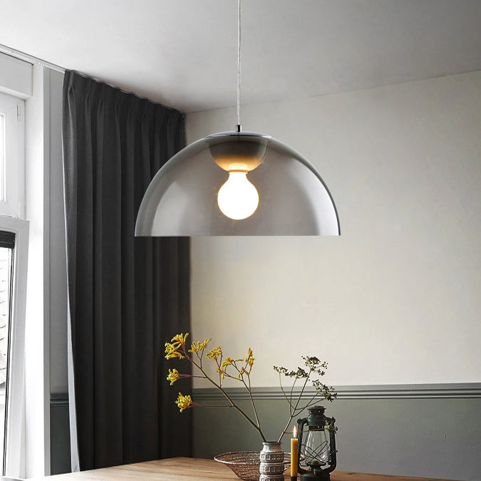 Astrid's Nordic Dome Pendant Light (Red/Black/White)