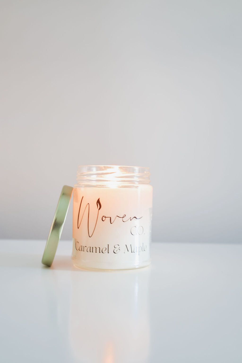 Pet Supplies: Caramel & Maple by Woven Co. Candles