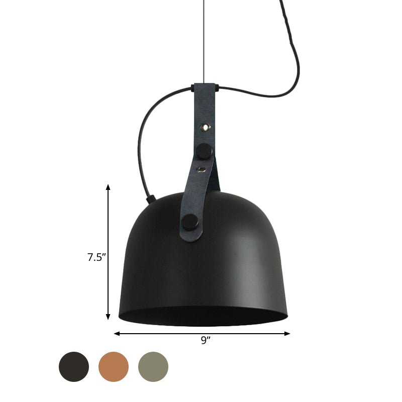 Embrace Industrial Charm and Modern Flair: The Iron Bowled Pendant Lamp