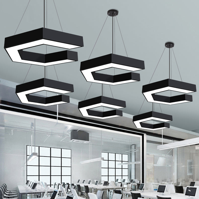 Aubree Modern Geometric Pendant: A Versatile Option for Your Office
