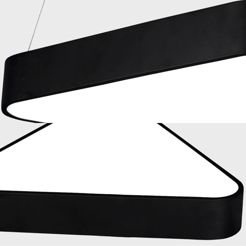 Ariella Modern Triangle Pendant: Light Up Your Space with Style and Warmth