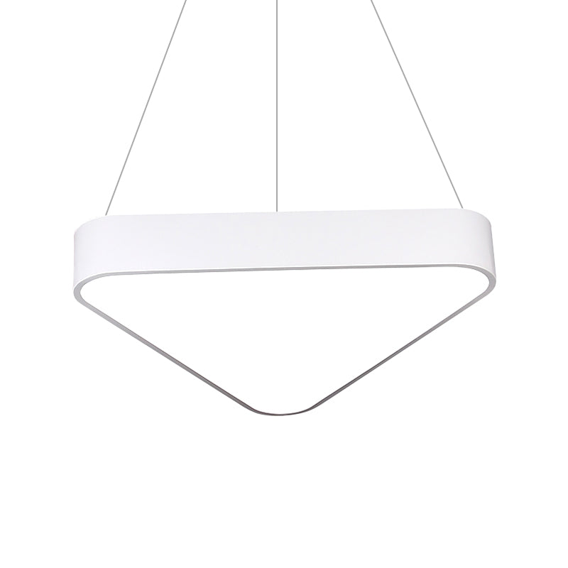 Ariella Modern Triangle Pendant: Light Up Your Space with Style and Warmth