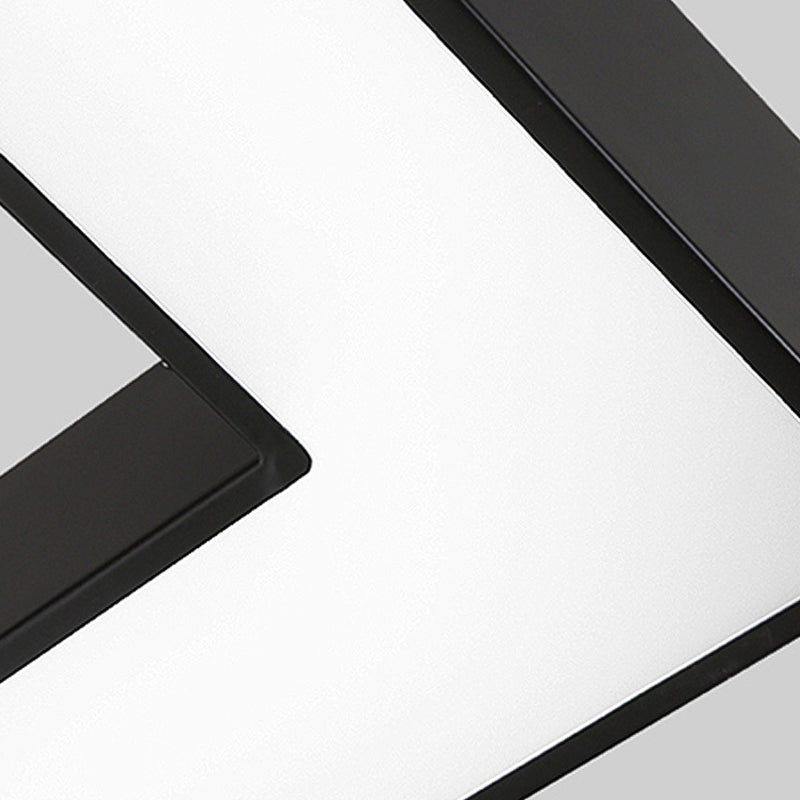 Ethan's Modern Black Pendant - Adjustable LED Light for Office (Multiple Sizes)