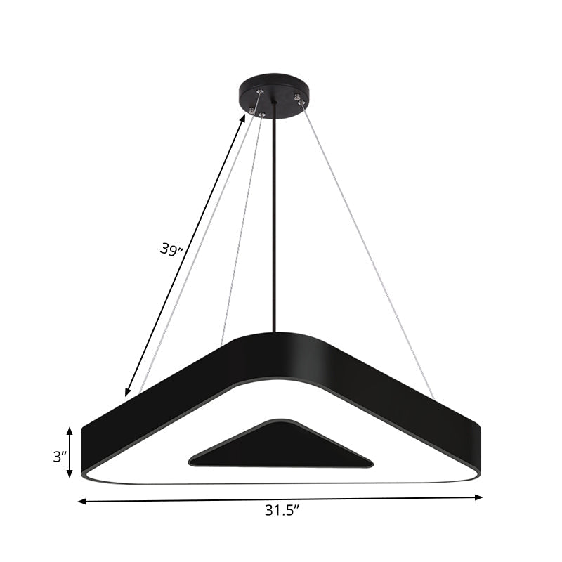 Emily's Modern Triangle LED Pendant Light: A Versatile Choice for Stylish Illumination