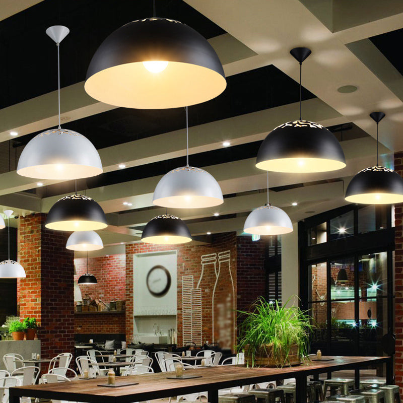 Delilah Modern Dome Pendant Lamp: A Touch of Industrial Chic