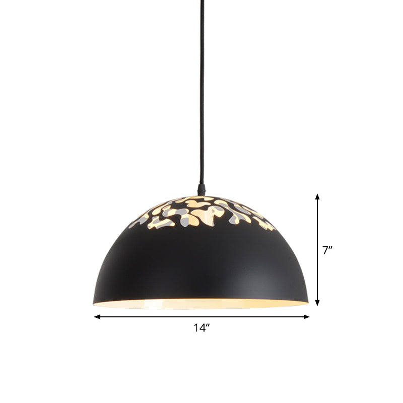Delilah Modern Dome Pendant Lamp: A Touch of Industrial Chic