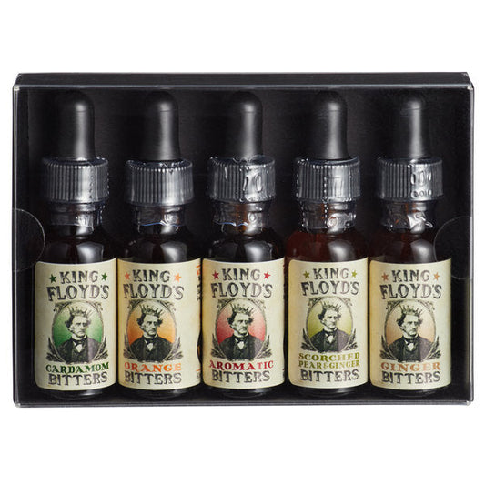 Kitchen Tools & Cookware: King Floyd's Bitters 5-Pack Sampler Set by The Whiskey Ball