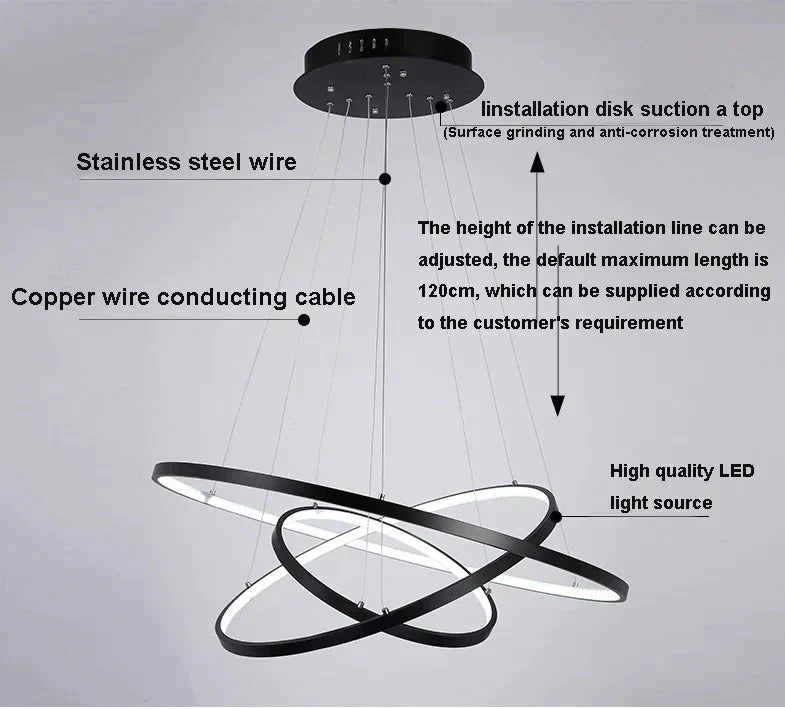 Unveiling Modern Elegance: Cascading Circle Pendant Lights for Any Space