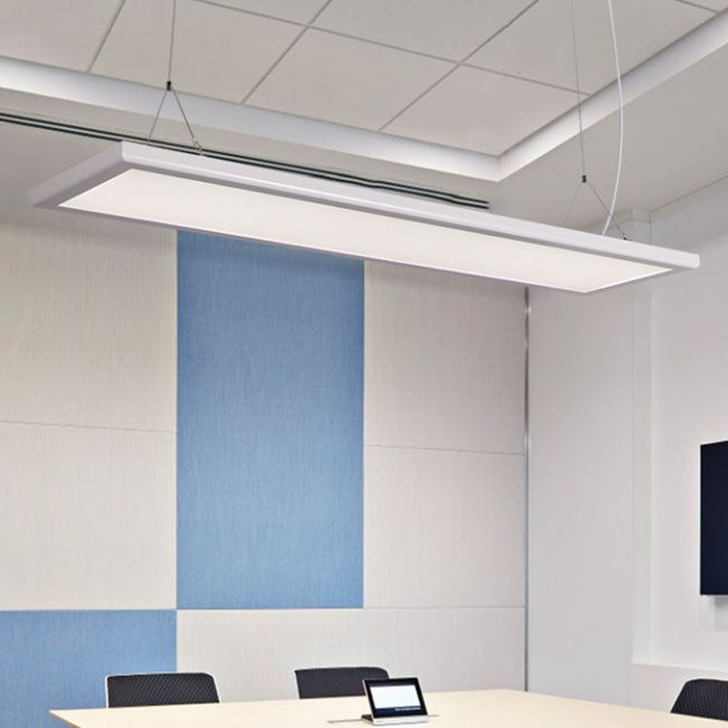 Kimberly Modern Panel Pendant - Sleek White LED Light