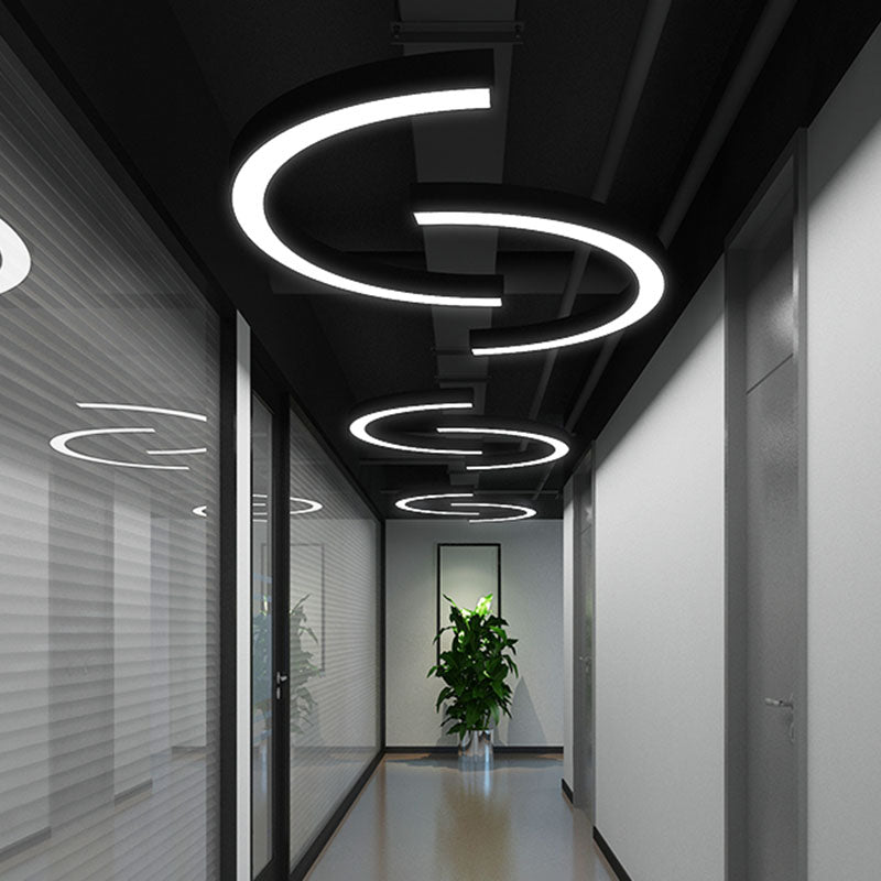 Addilynn Sleek Arc: Modern LED Pendant Lamp