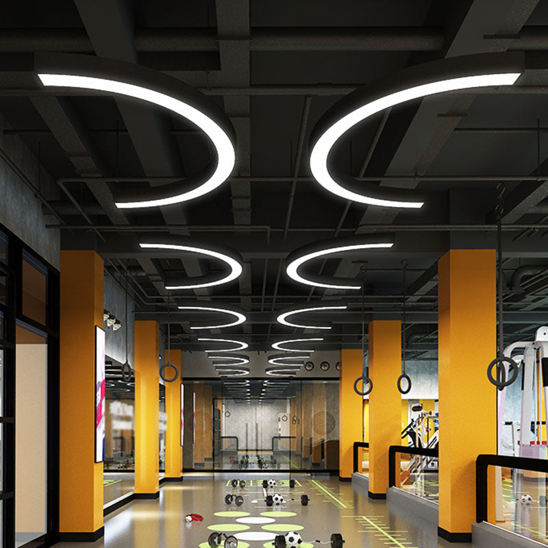 Addilynn Sleek Arc: Modern LED Pendant Lamp