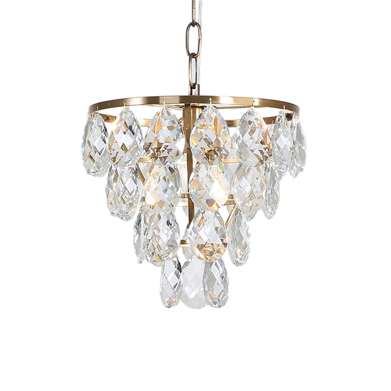 Clara's Modern Teardrop Pendant: Add a Touch of Sparkling Elegance