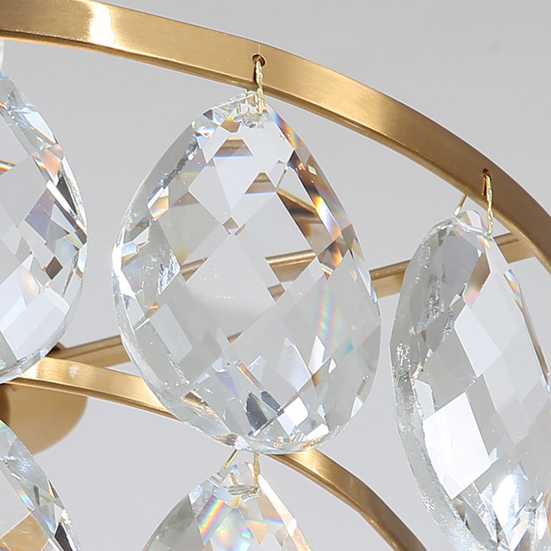 Clara's Modern Teardrop Pendant: Add a Touch of Sparkling Elegance