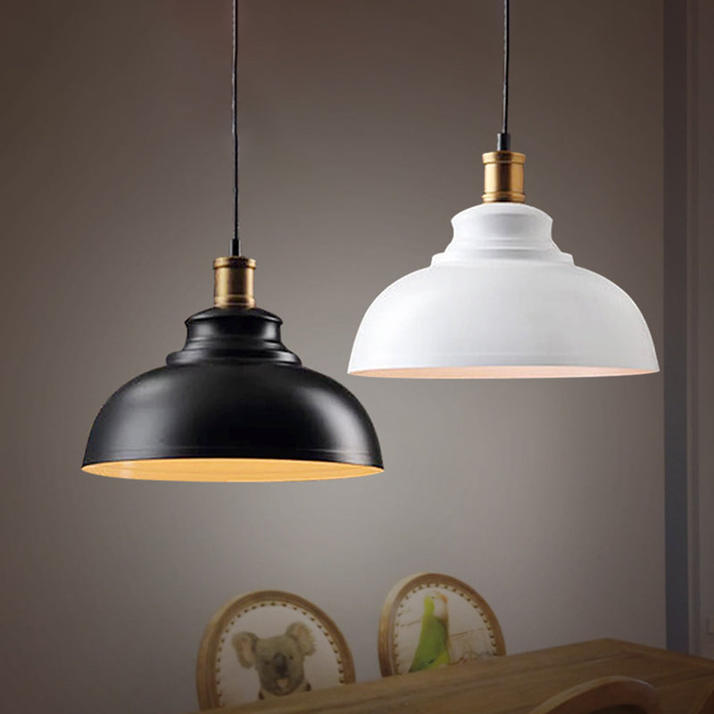 Aaliyah - Adjustable Industrial Dome Pendant Light