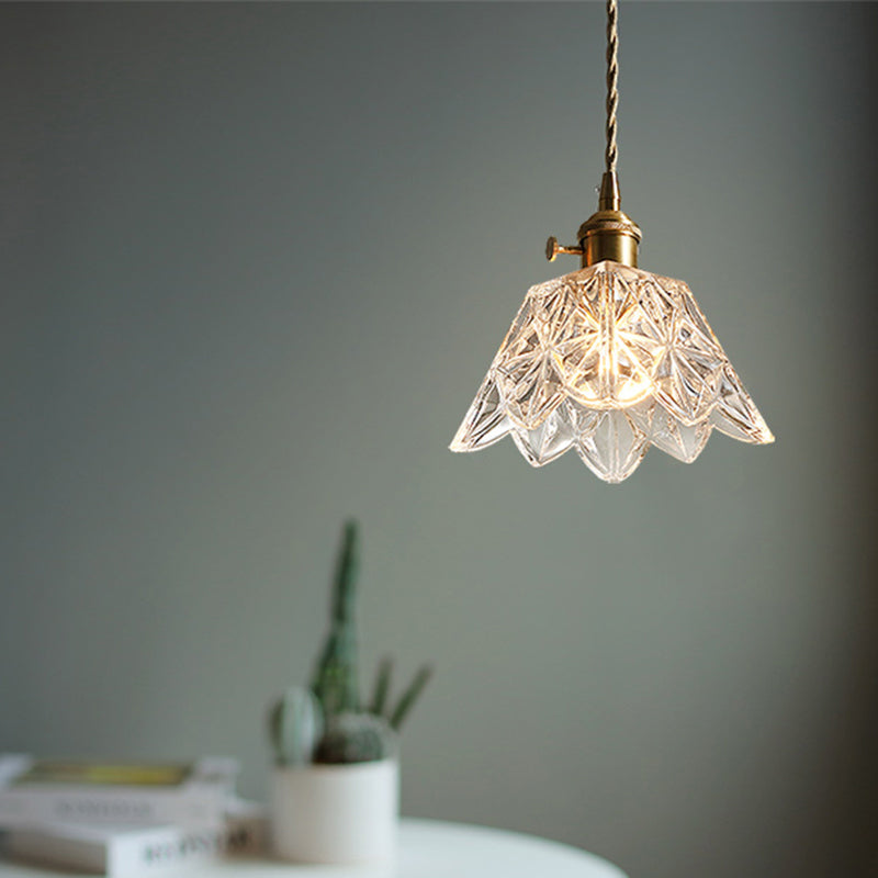 Clara's Scalloped Pendant - Simple Elegance for Every Space