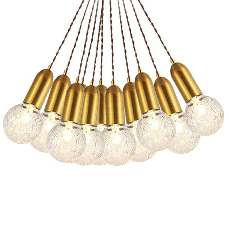 Ella Industrial Brass Pendant Lamp: A Touch of Vintage Charm