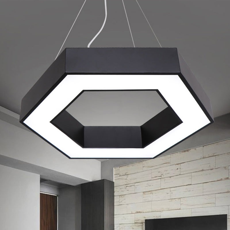 Stella's Contemporary LED Honeycomb Pendant Light - Vibrant Green/Blue/Red in White/Warm/Natural Light Options
