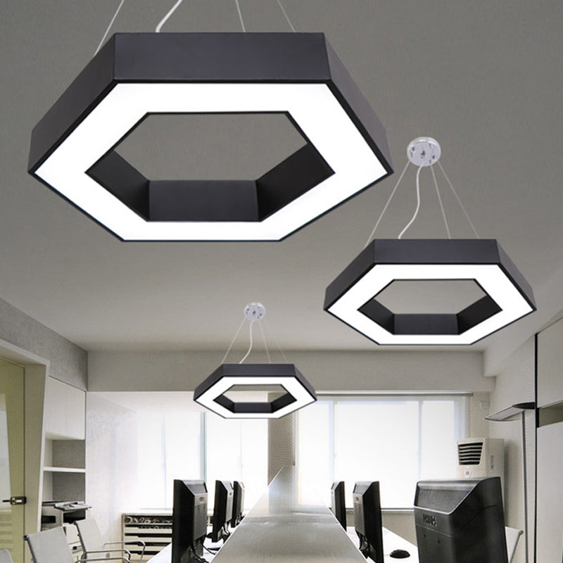 Stella's Contemporary LED Honeycomb Pendant Light - Vibrant Green/Blue/Red in White/Warm/Natural Light Options