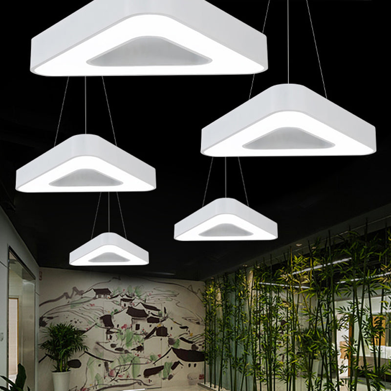 Emily's Modern Triangle LED Pendant Light: A Versatile Choice for Stylish Illumination