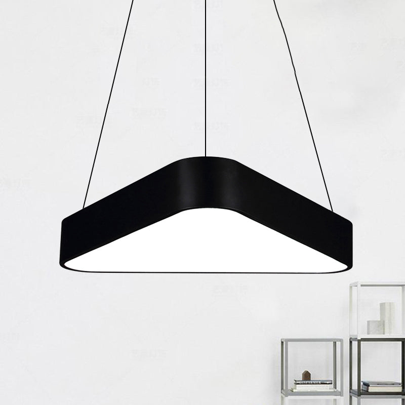 Ariella Modern Triangle Pendant: Light Up Your Space with Style and Warmth