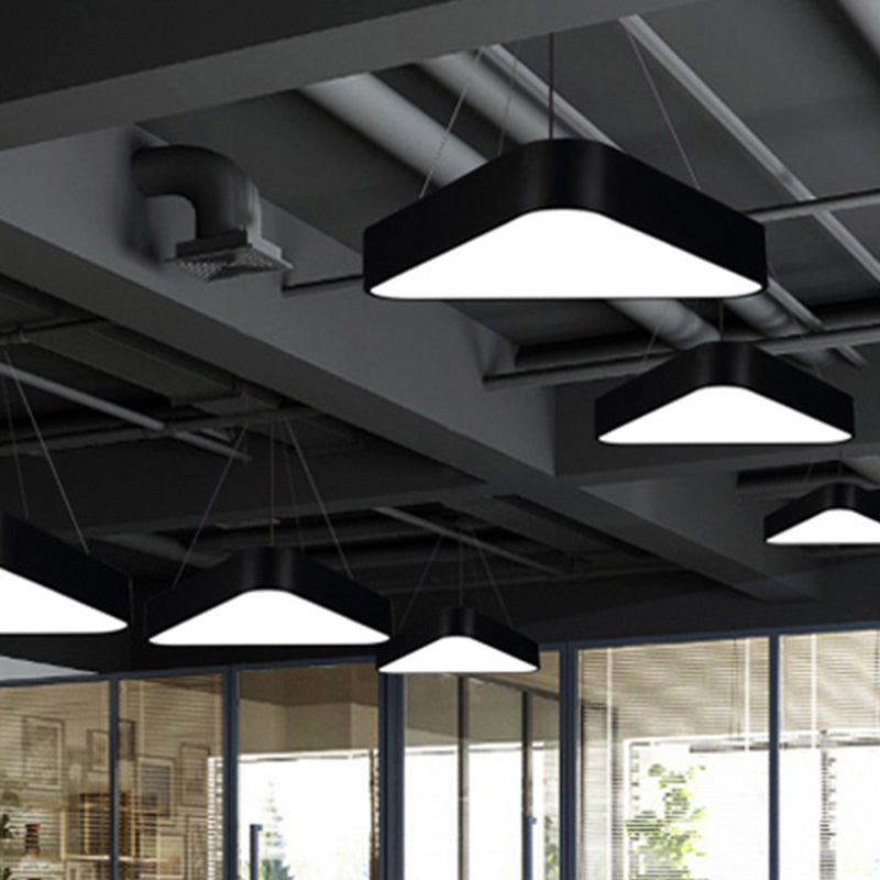 Ariella Modern Triangle Pendant: Light Up Your Space with Style and Warmth