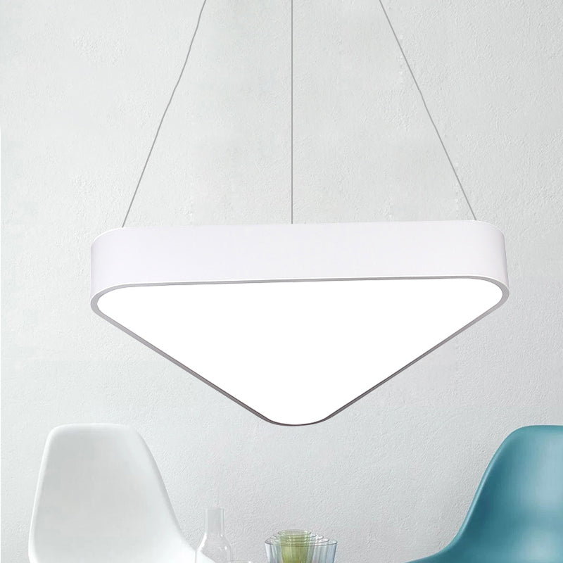 Ariella Modern Triangle Pendant: Light Up Your Space with Style and Warmth