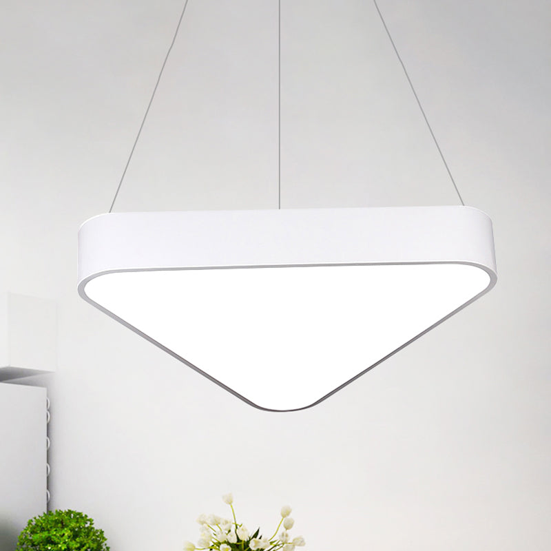 Ariella Modern Triangle Pendant: Light Up Your Space with Style and Warmth