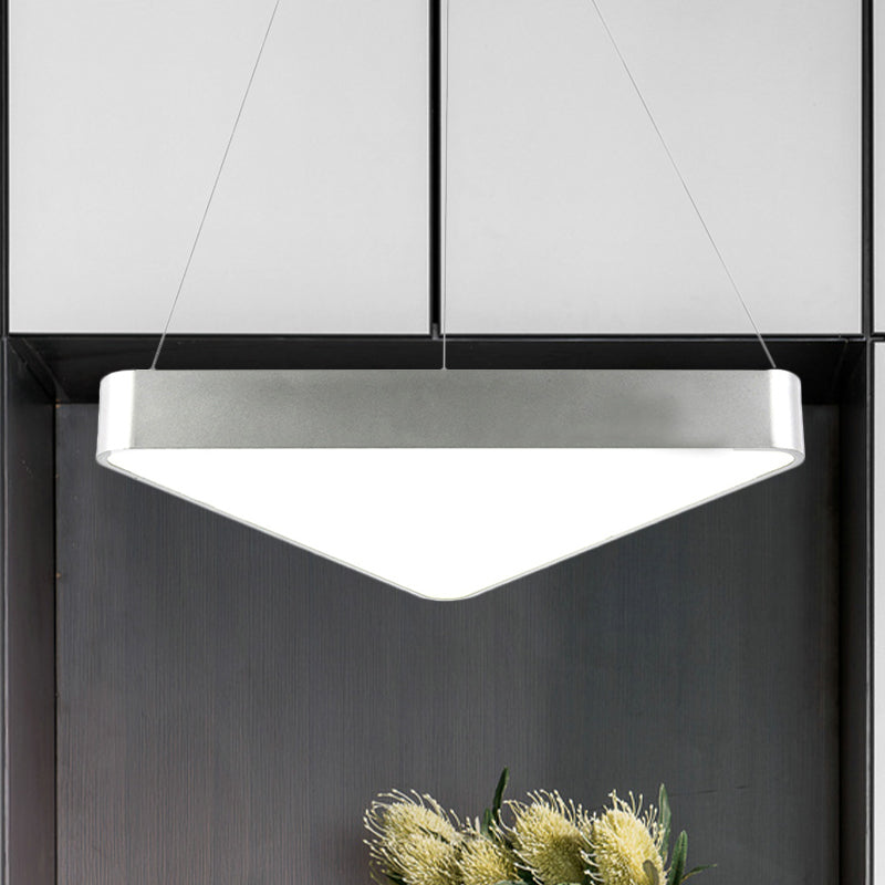 Ariella Modern Triangle Pendant: Light Up Your Space with Style and Warmth
