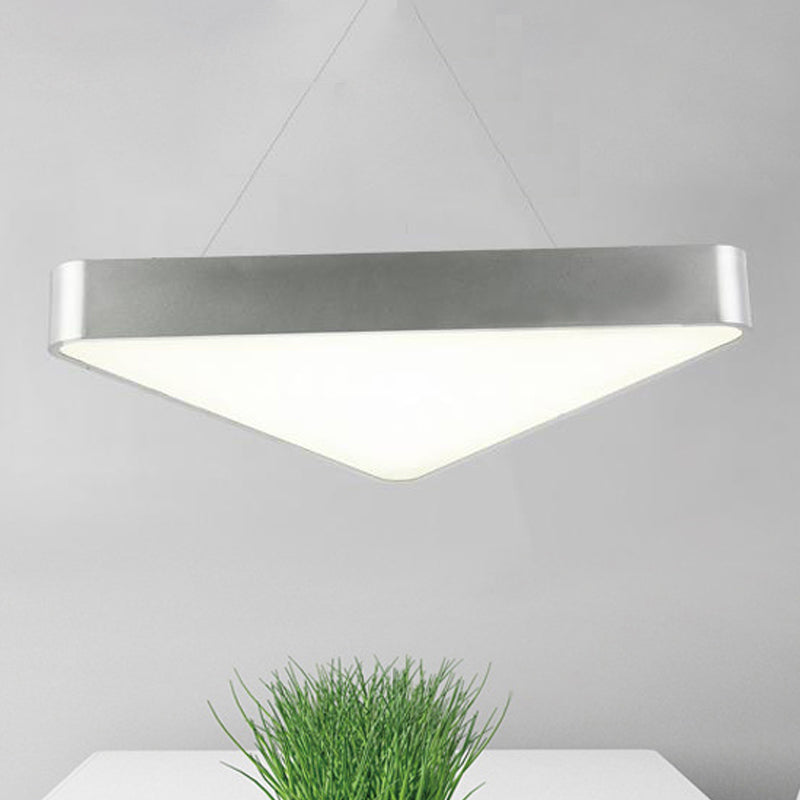 Ariella Modern Triangle Pendant: Light Up Your Space with Style and Warmth