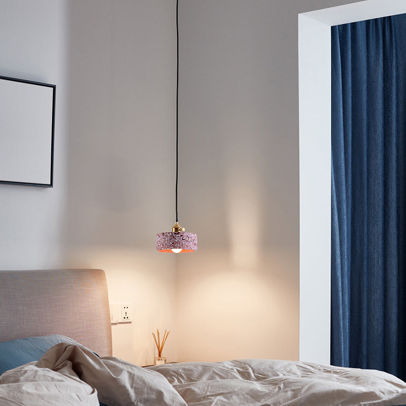 Daniela Modern Terrazzo Pendant - Adjustable Hanging Light with Rotary Switch