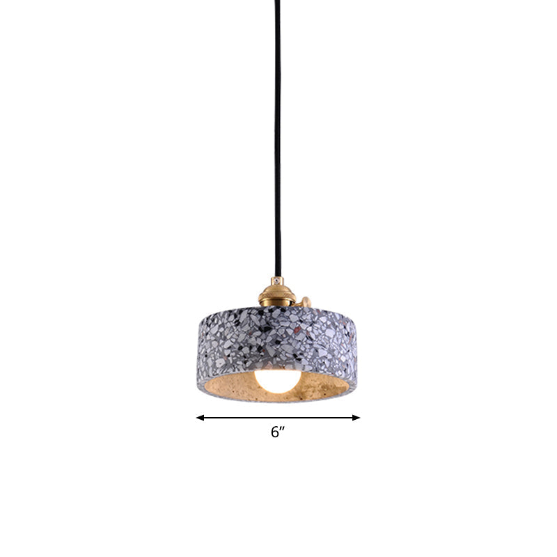 Daniela Modern Terrazzo Pendant - Adjustable Hanging Light with Rotary Switch