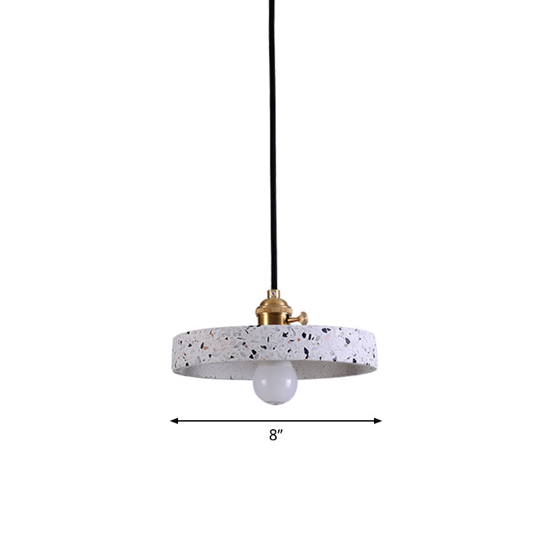 Daniela Modern Terrazzo Pendant - Adjustable Hanging Light with Rotary Switch