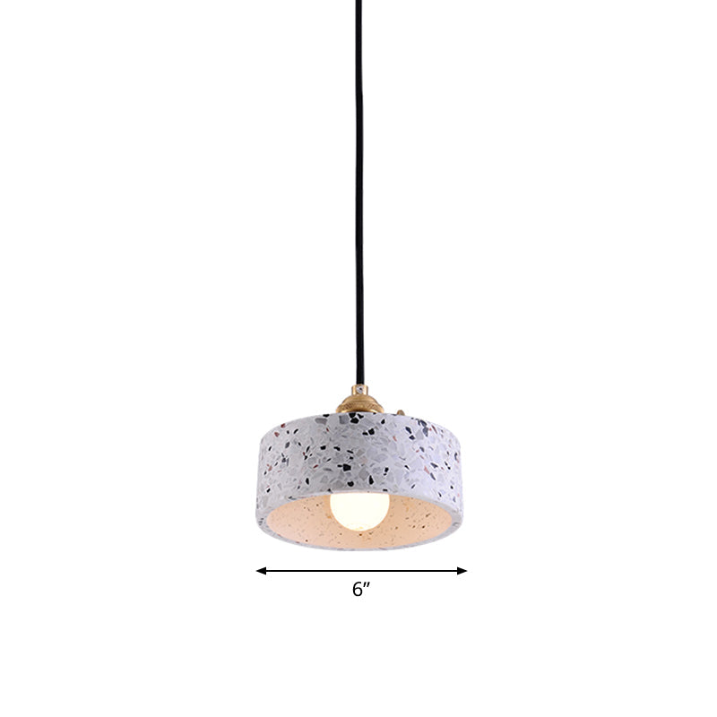 Daniela Modern Terrazzo Pendant - Adjustable Hanging Light with Rotary Switch