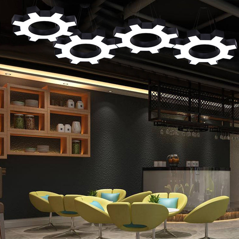 Gear Up for Style and Functionality with the Gear Shaped Gym Pendant Light