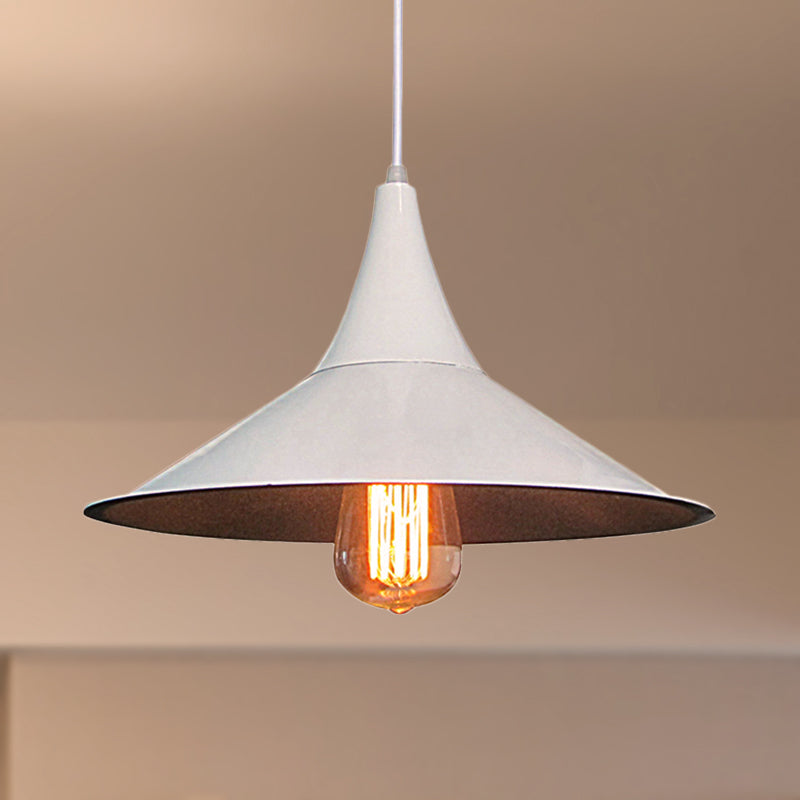Isabella - Modern Conic Pendant Light (Black or White)