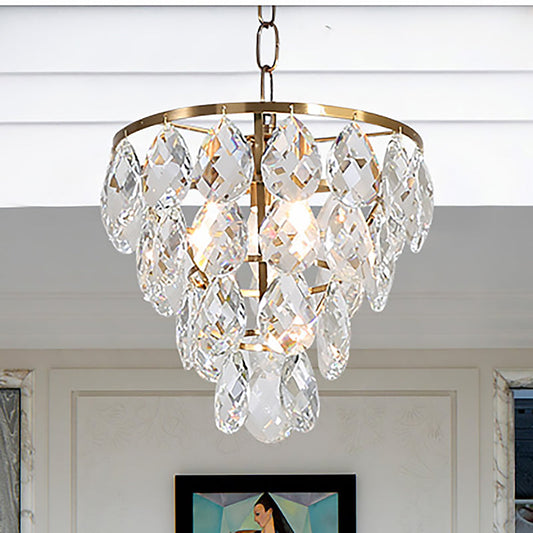 Clara's Modern Teardrop Pendant: Add a Touch of Sparkling Elegance