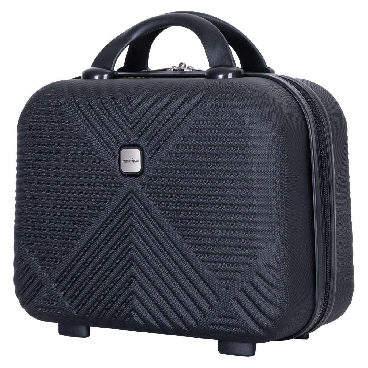 2Piece Luggage Sets ABS Lightweight Suitcase, Spinner Wheels, (20/14) BLACK