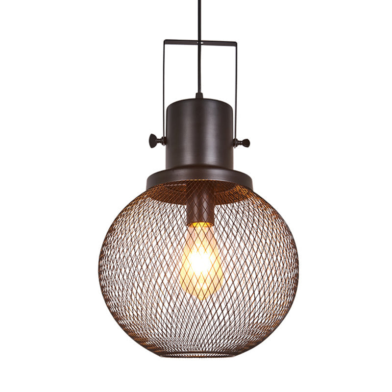 Embrace Industrial Charm: Black Antique Metal Pendant Lamp