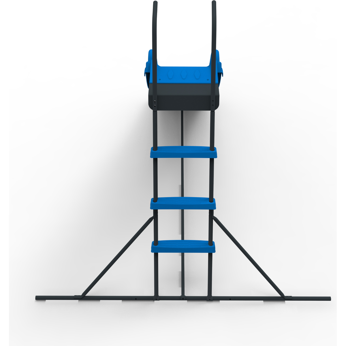 XSL003 2.2M kids plastic slide indoor Freestanding playground equipment children plastic slide kids indoor slide blue