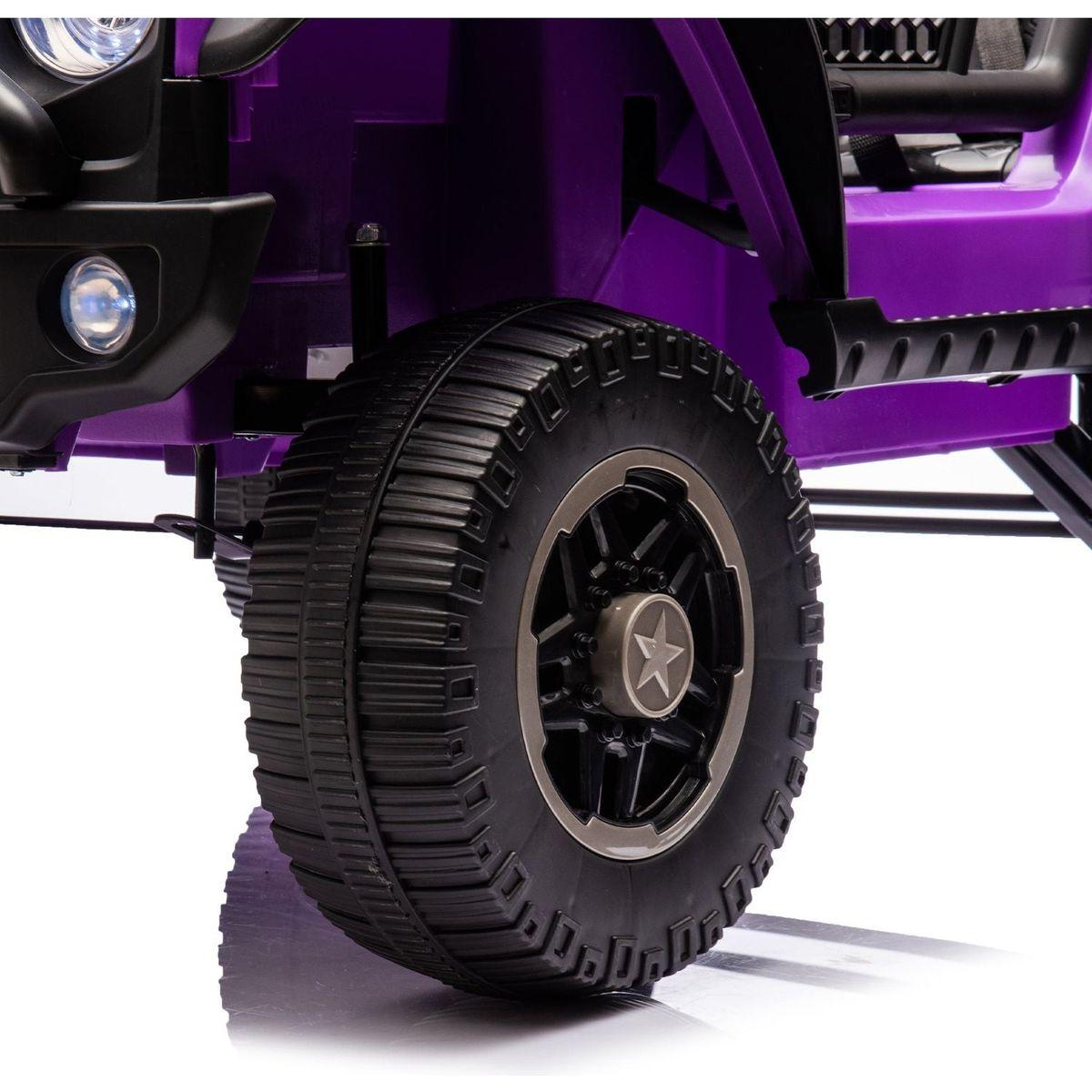 24V Two-Seater Kids Ride On Truck Car W/Parents Control,200wx2,Seat width 20.28in,Four-wheel Suspension,LED Lights,Music,MP3,Bluetooth,Two independent seat belts,Suitable for off-road For Kids Aged 3+