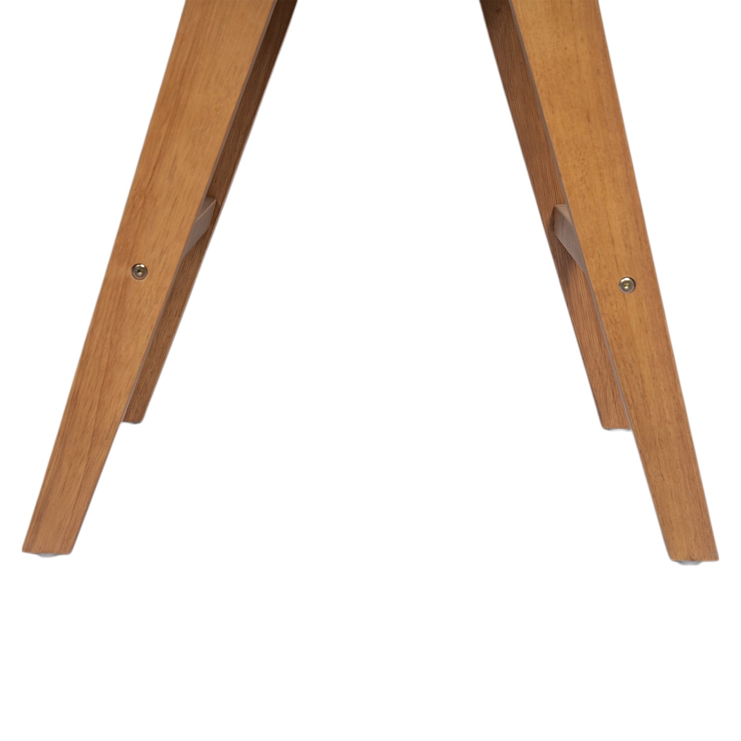 27' Height, Cream Woven Cane Plastic Backrest Bar Stool - Foam-Padded Fabric Seat & Durable Rubberwood Frame