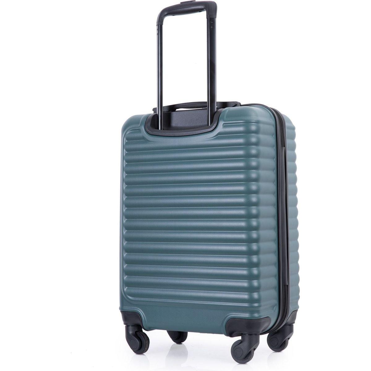 20" Carry on Luggage Lightweight Suitcase, Spinner Wheels, Green