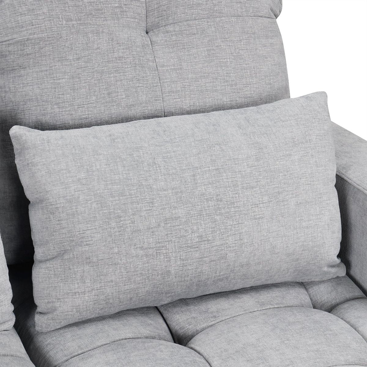 110.2' Oversized U-shaped Sofa Versatile Sectional Sofa Pull-out Sofa Bed with Double Storage Chaise Lounges and Two USB Ports for Living Room,Gray