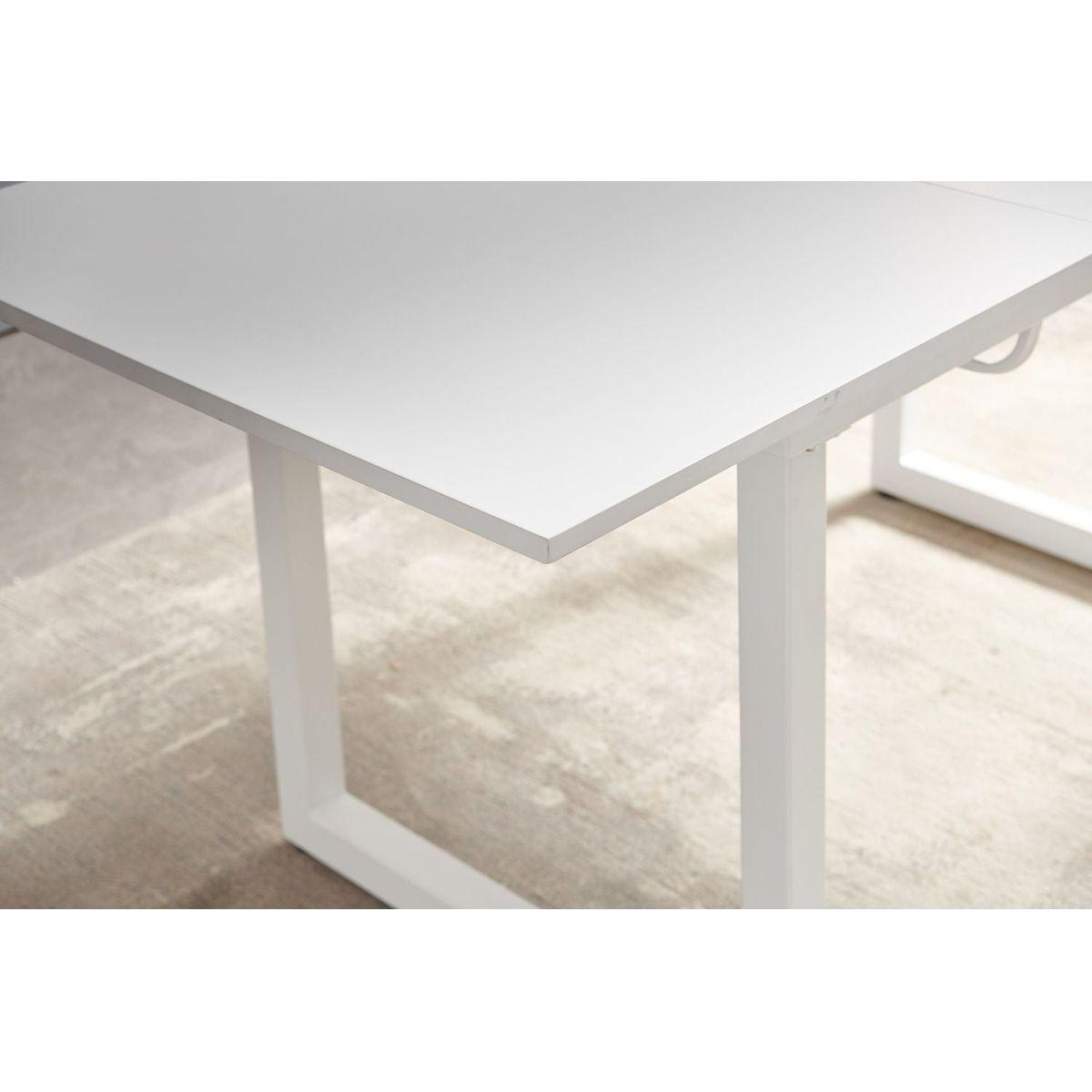 1+4,5pieces dining set, Table metal leg Mid-century Dining Table for 4-6 people With Mdf Table Top, Pedestal Dining Table, End Table Leisure Coffee Table