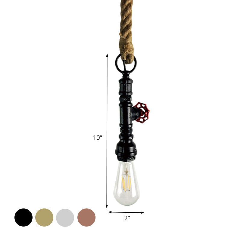 Conrad's Industrial Pendant: Vintage Charm & Pipe Design